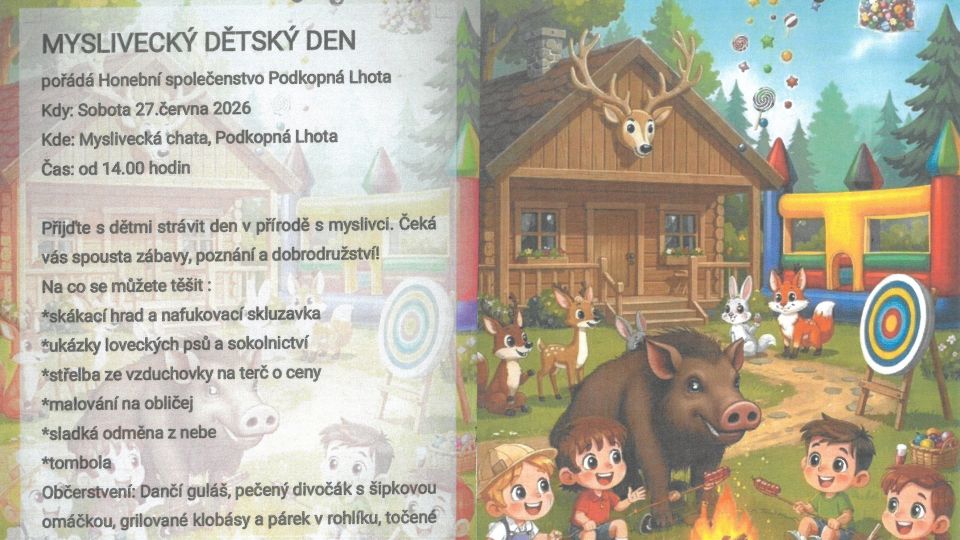 Myslivecký dětský den 2026