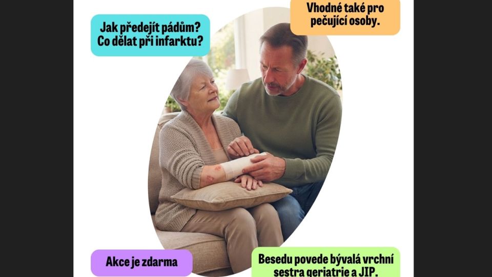 Beseda pro seniory - pády a první pomoc v domácnosti